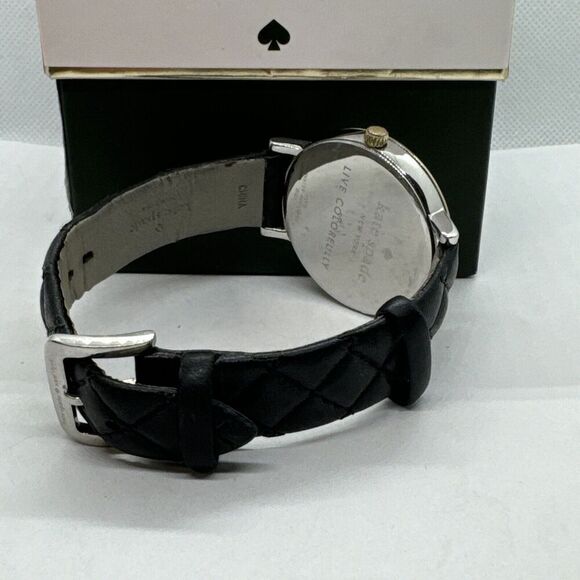Kate Spade New York Metro 0125 Women\'s Black Leather Analog Dial Watch JNA121 main image 7